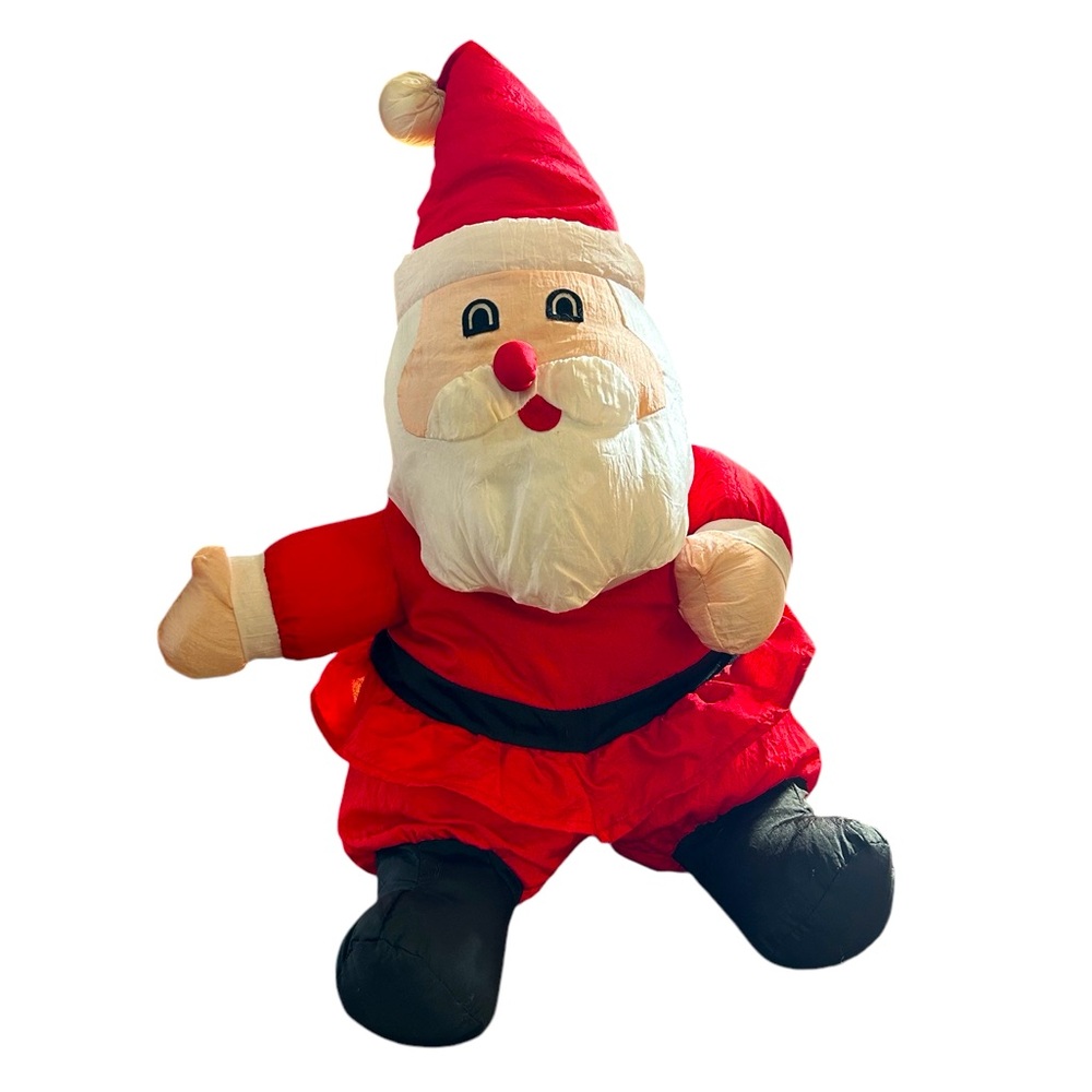 Vintage International Silver Co. Santa Plush Decor